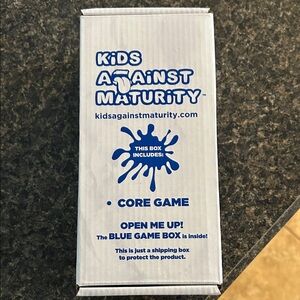 Kids against maturity game.